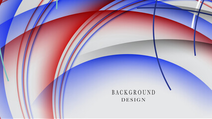 Colorful stylish wave design background