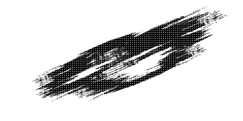 Halftone gradient. Dotted gradient, smooth dots spraying and halftones dot background seamless horizontal geometric pattern vector template