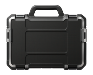 Expandable modular case with side clips for joining multiple units in a construction project.