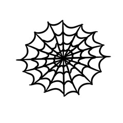 Spider web doodle