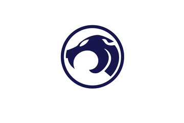 Financial bull logo with Upward Arrow