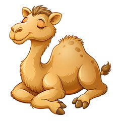 Fototapeta premium Resting Camel Illustration