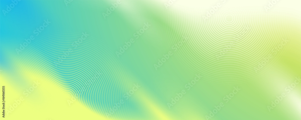 Canvas Prints abstract green background with swirling lines and modern vector design