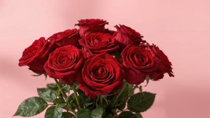 Fototapeta premium Red flowers representing devotion