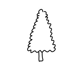 Fir tree doodle