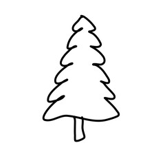 Fir tree doodle