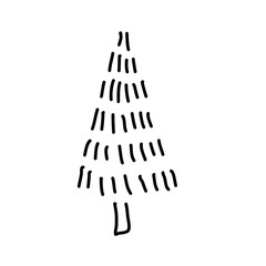 Fir tree doodle