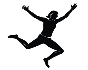 Jumping Silhouette