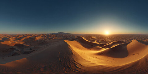 HDRI sunset in the desert