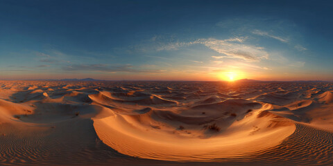 HDRI sunset in the desert