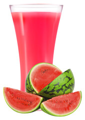 glass of watermelon juice