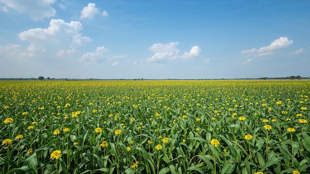 Agricultural landscape featuring pigeon pea crops in a farming region