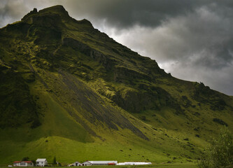 mountain landscape with road