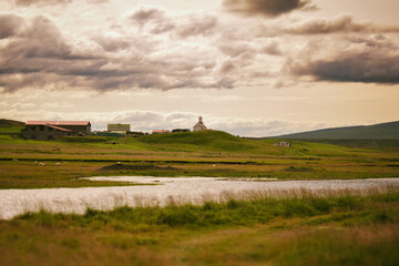rural landscape in iceland