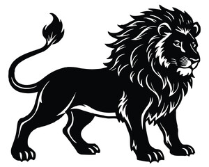 Obraz premium Lion Silhouette