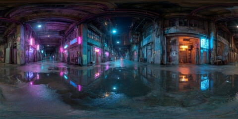 HDRI night in the city