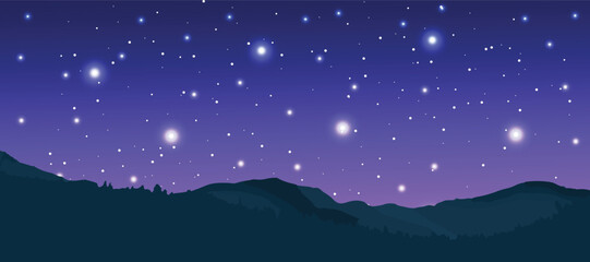 Fototapeta premium Space galaxy background with many stars and night sky background