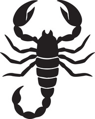 scorpion silhouette vector