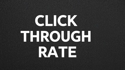 Obraz premium Understanding Click Through Rate for Enhanced Digital Marketing Performance