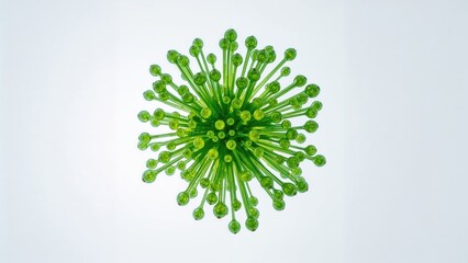 Fototapeta premium Cultivated plant callus with chlorophyll produced in vitro