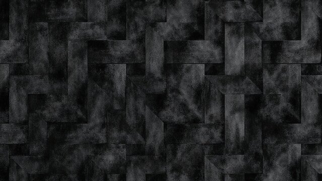 Detailed view of contemporary geometric pattern design on a wooden surface
