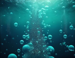 teal underwater bubbles vertical composition abstract particle effect aquatic concept underwater bubbles abstract texture