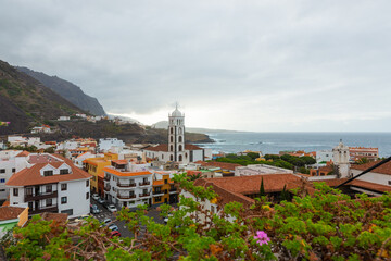 Aerial view of Garachico in Tenerife, Canary Islands