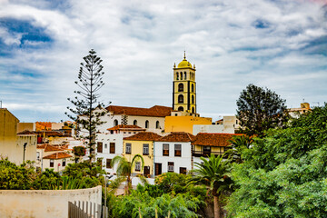 Aerial view of Garachico in Tenerife, Canary Islands