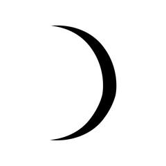 Moon phases icon astronomy