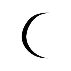 Moon phases icon astronomy