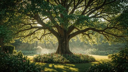 Obraz premium Spirit's palette expressed through natural scenery