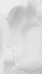 Realistic Shot of a Beauty Cream or Milky Texture. White lotion, Moisturizer, Skin Care Cosmetic Product Smear Background.