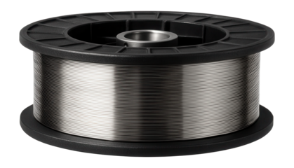 High-strength nickel alloy welding wire for aerospace component welding.