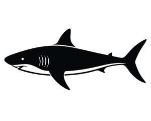 Fototapeta premium Shark Silhouette