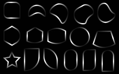 Glossy black embossed geometric shapes on dark background, abstract luxury texture for patterns, posters, branding, packaging, and creative modern design projects