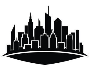 Fototapeta premium Skyline Silhouette