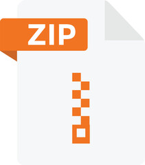 File format extensions. ZIP file format document icons. document extension symbols. web format information
