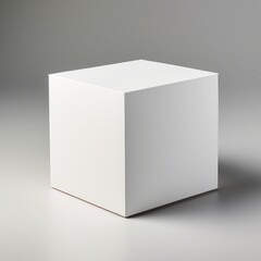 Realistic isolated box, cardboard box, business