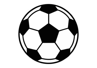 Black silhouette of a basketball on white background for sports and athletic concept
