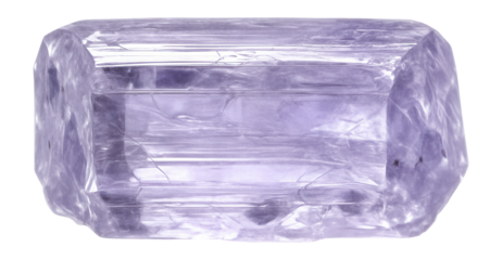 Apatite fragment with a vitreous luster and light purple tint