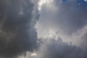 Beautiful skyscape with picturesque clouds