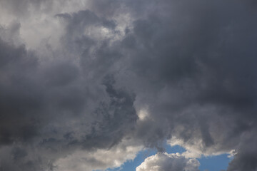 Beautiful skyscape with picturesque clouds