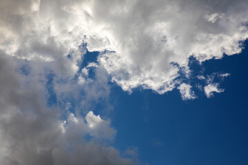 Beautiful skyscape with picturesque clouds
