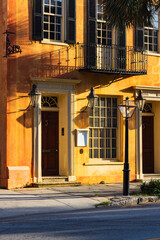 street in the old charleston 