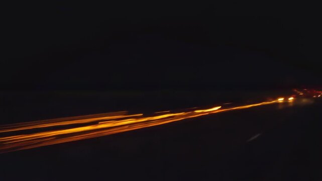 Orange light streaks welding process