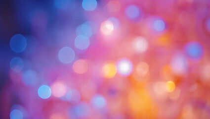 Fototapeta premium Abstract background with colorful bokeh lights perfect for festive occasions and creative design projects offering a soft and dreamy visual texture