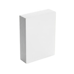 Illustration of stack of white paper sheets isolated on transparent background, ready for printing