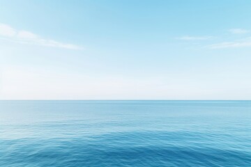 Obraz premium Blue sea outdoors horizon nature.