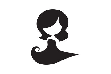 Cute girl with long hair