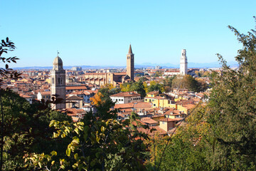 Obraz premium View over the City of Verona, Italy 